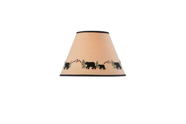 Black Bear Embroidered Shade - 12